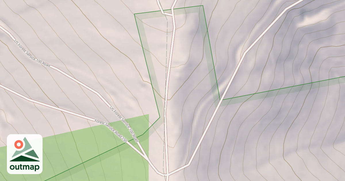 Map of USFS National Forest System Roads {500B3CDF-1EBC-4A87-B764-45C8E7F3F16D}