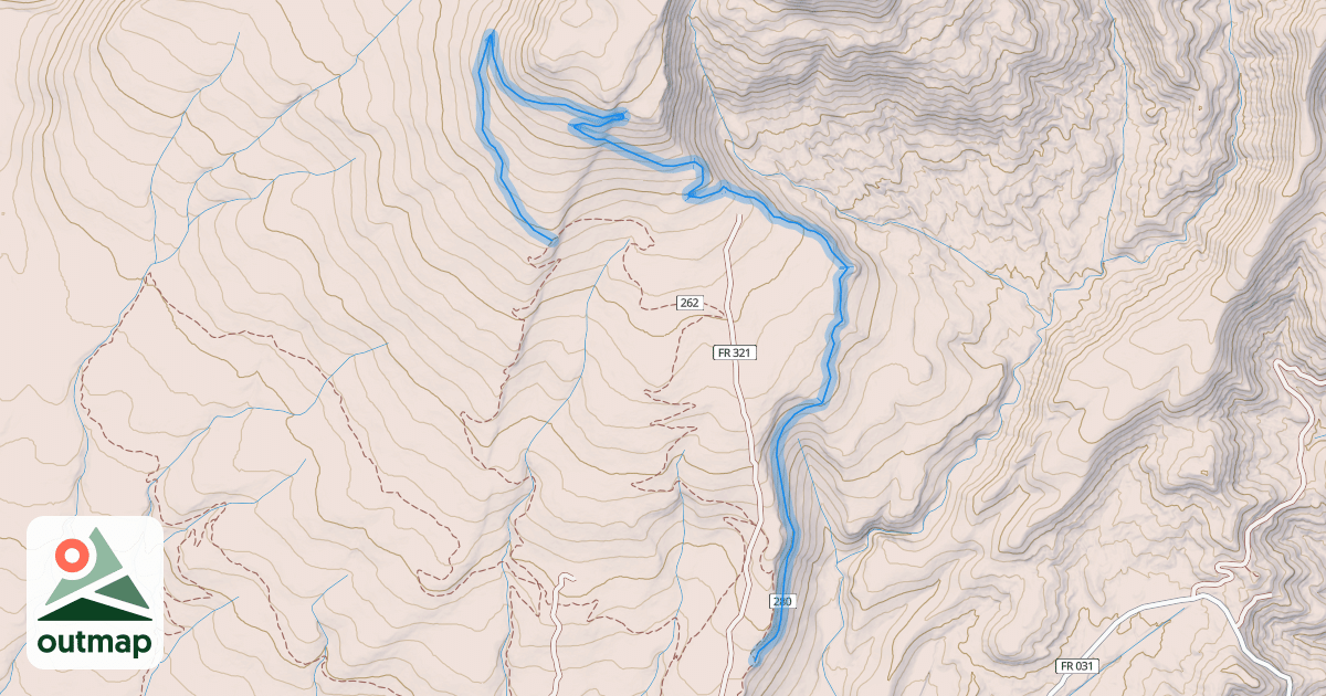 Map of Hollowpoint Trail