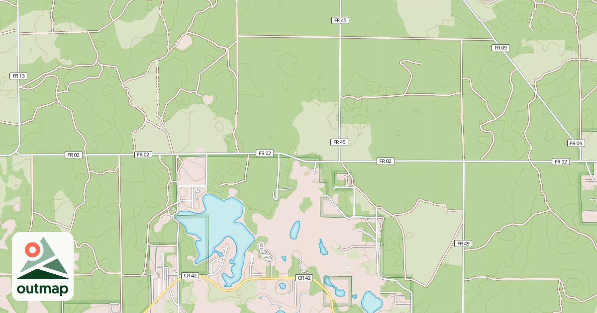 Map of SOUTH BOUNDARY - CR 8872