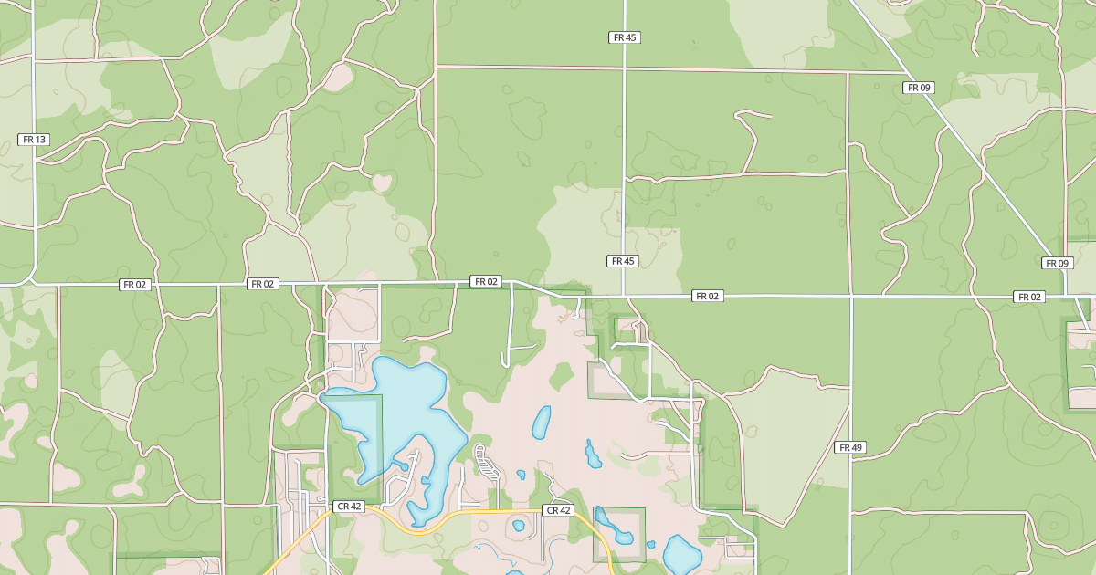 Map preview of SOUTH BOUNDARY - CR 8872