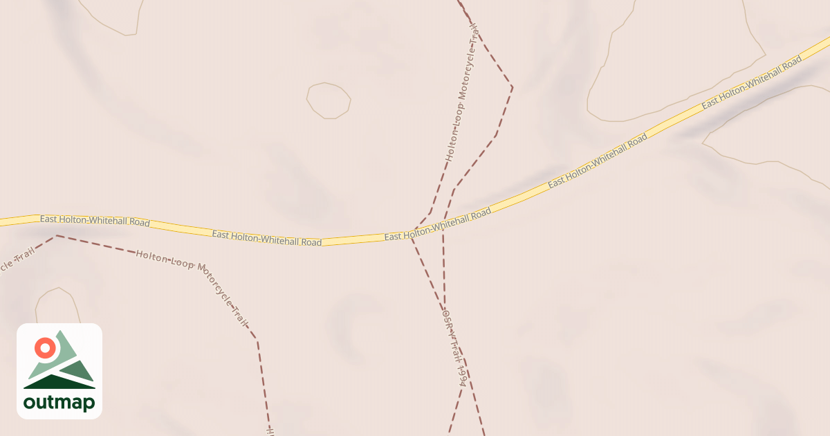 Map of HOLTON MOTORCYCLE TRAIL