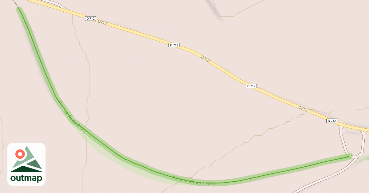 Map of Chemin dit du Depot