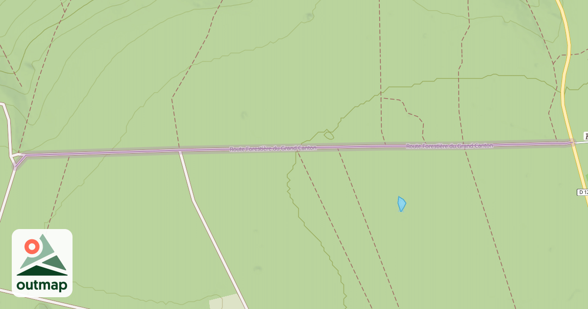 Map of Route Forestière du Grand Canton