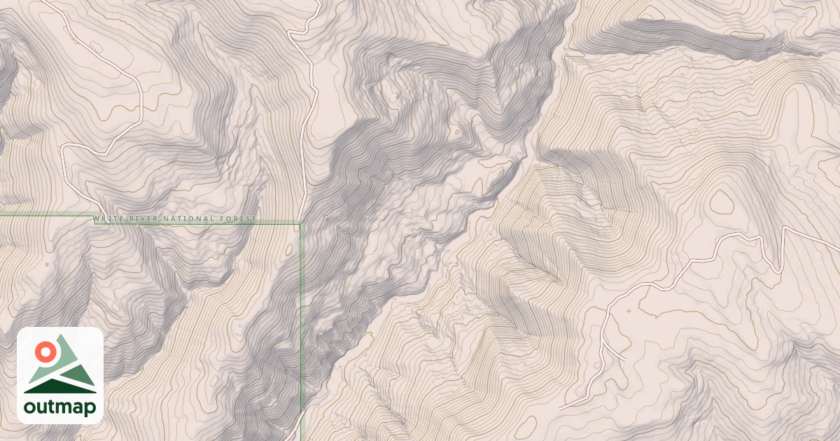Map of BIG BEAVER CREEK