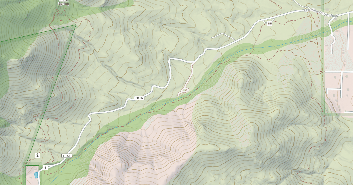 Map preview of MILLER CANYON