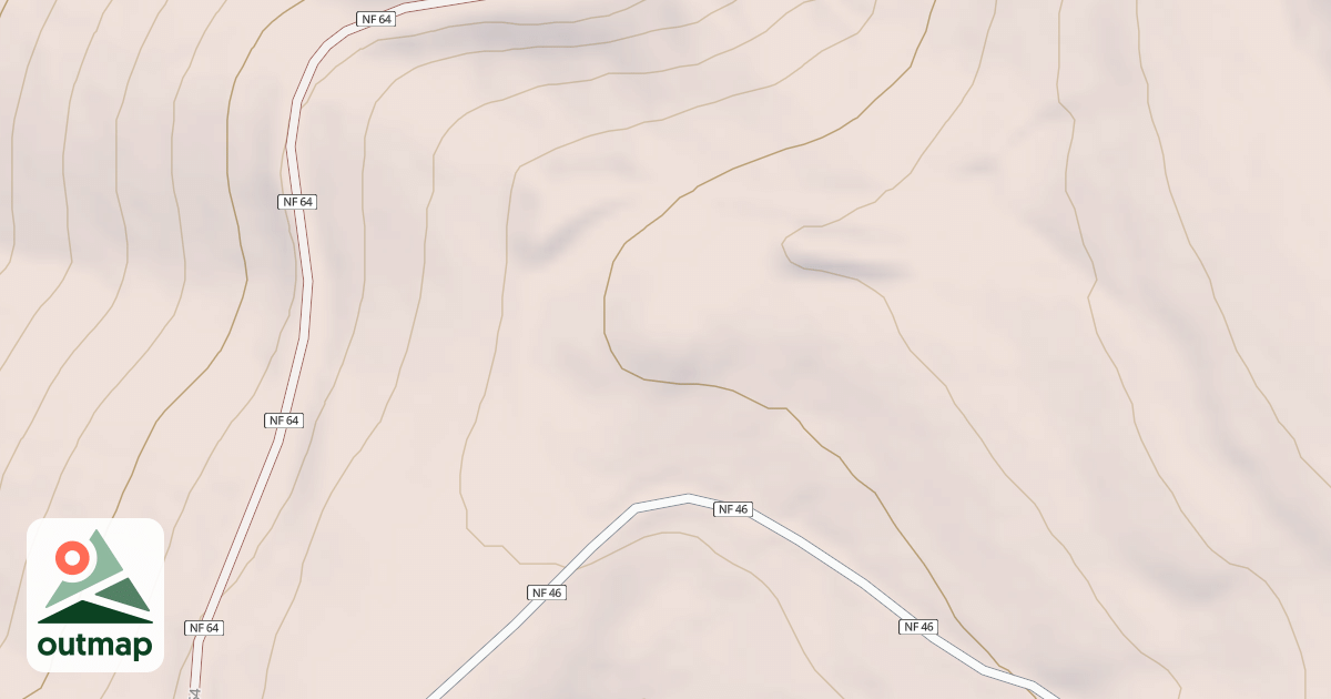 Map of USFS Motor Vehicle Use Map Trails 17502