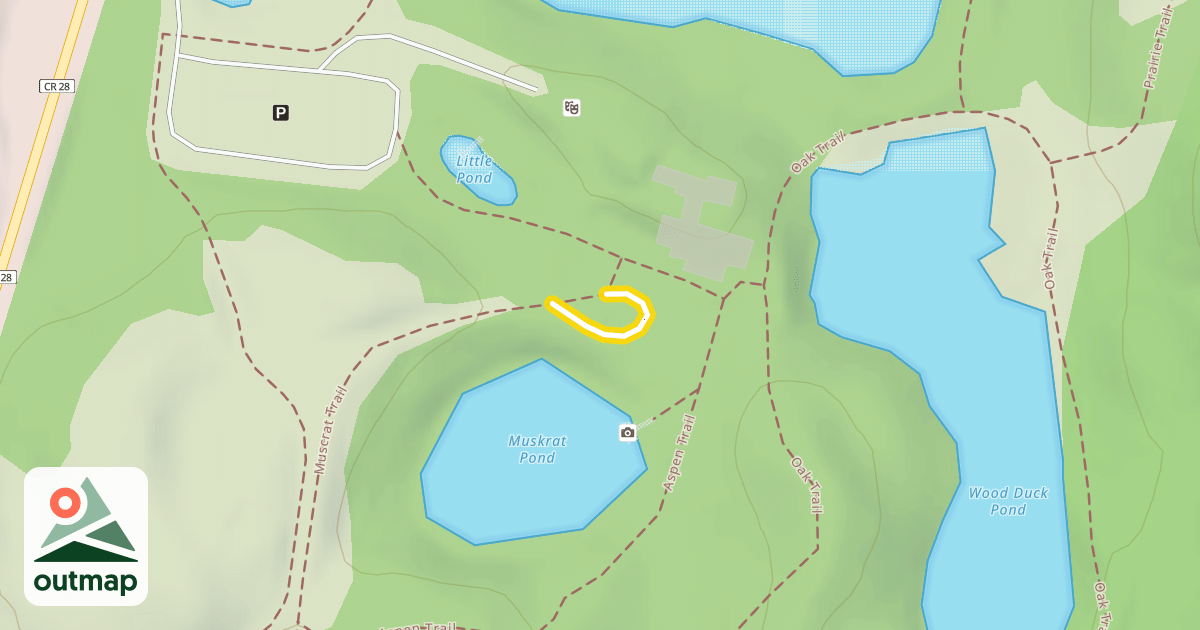 Map of Nature Center Spur