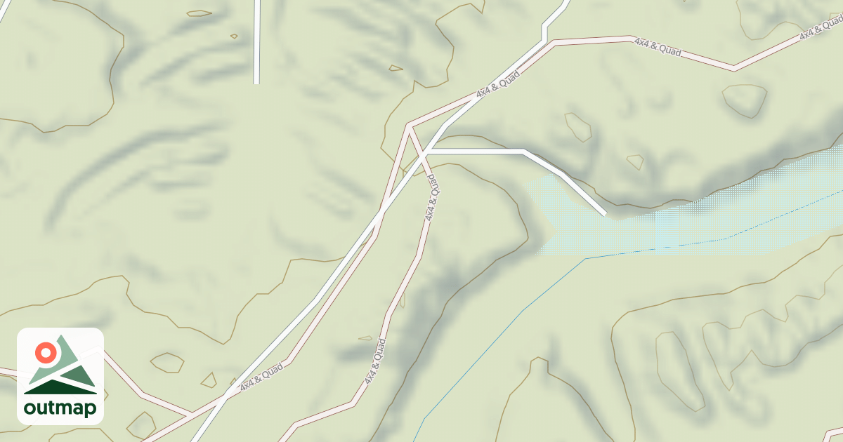 Map of Interlake State Recreation Area Trails
