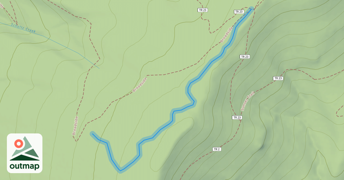 Map of Climb 3 Trail (Closed)