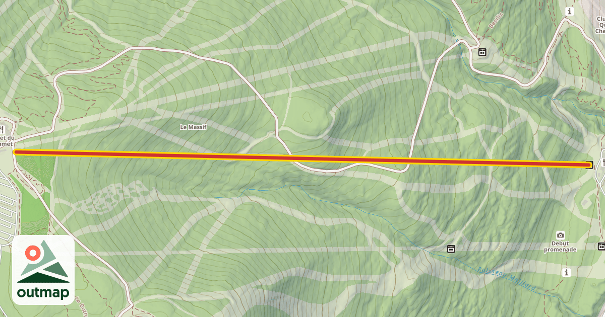 Map of Grande-Pointe Express