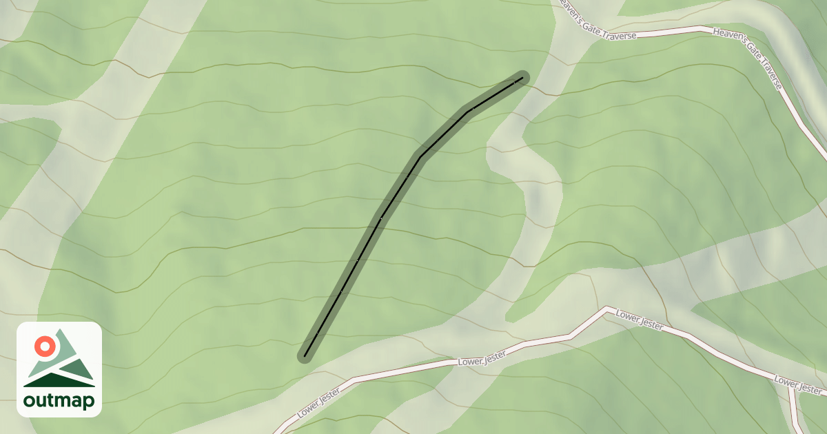 Map of Lew's Line