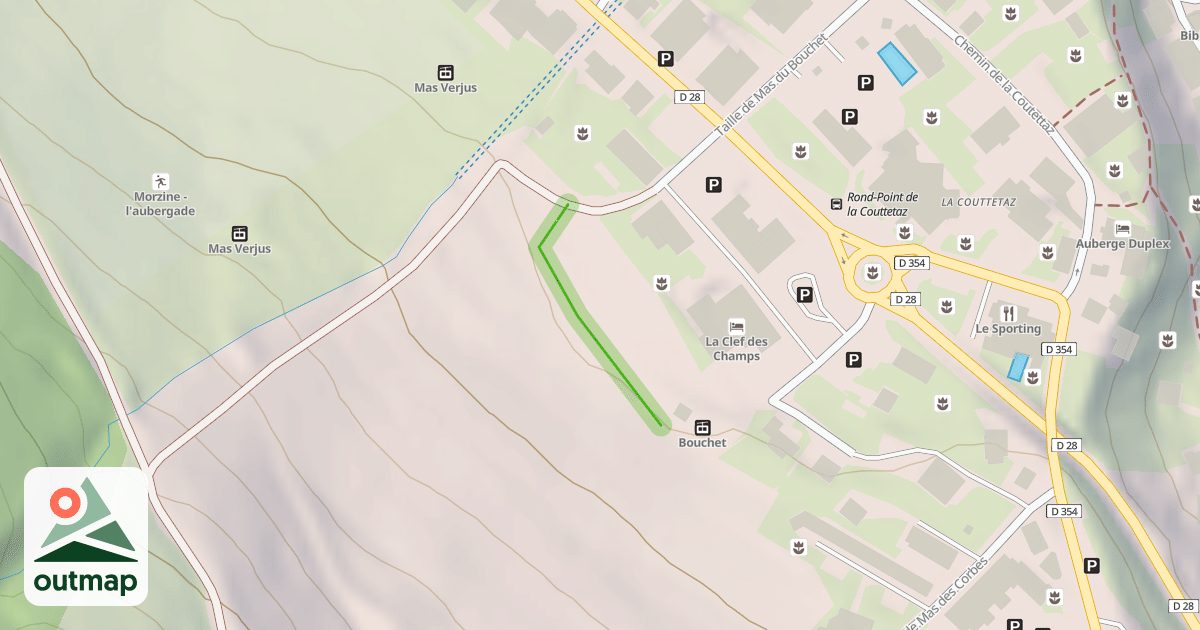 Map of Bouchet