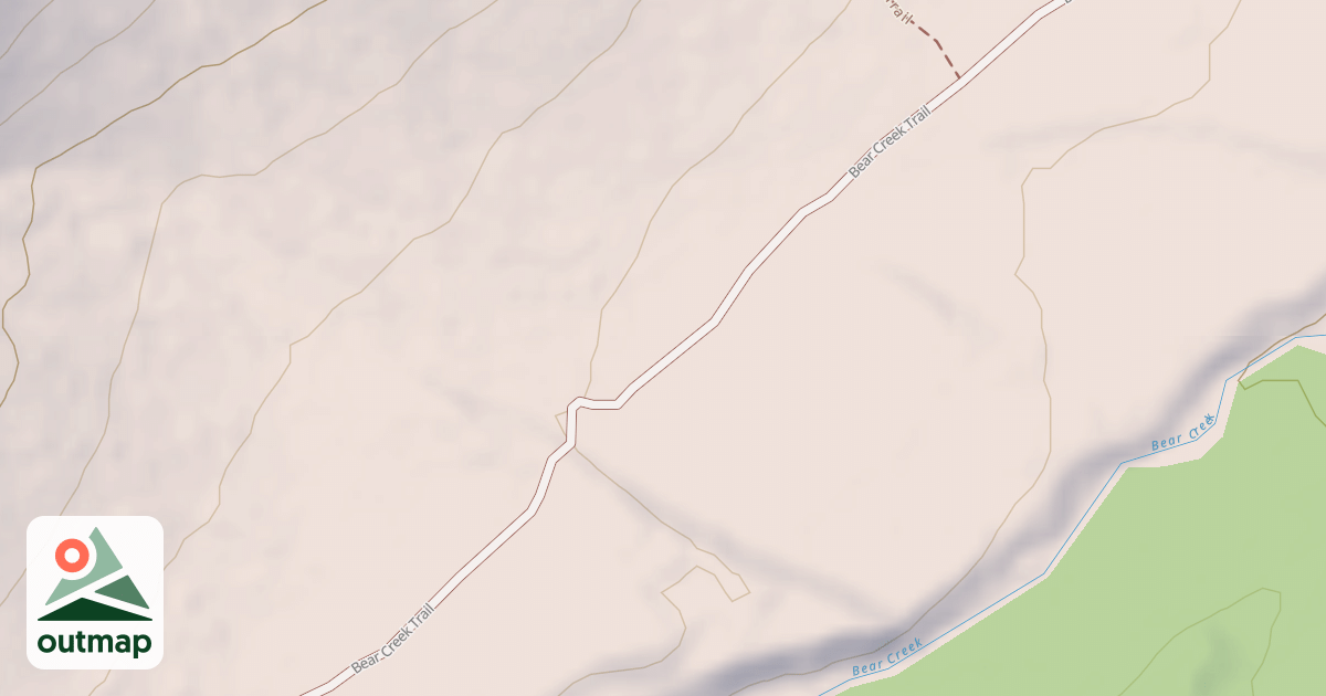 Map of Bear Creek