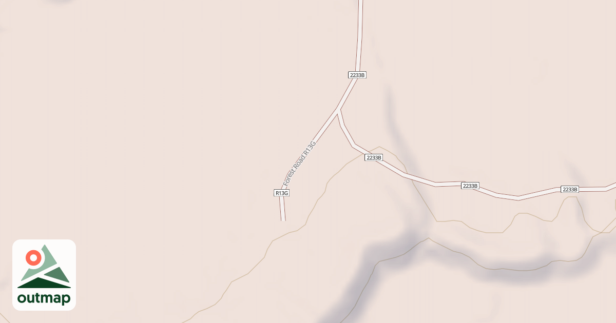 Map of 2233B SPUR R13G