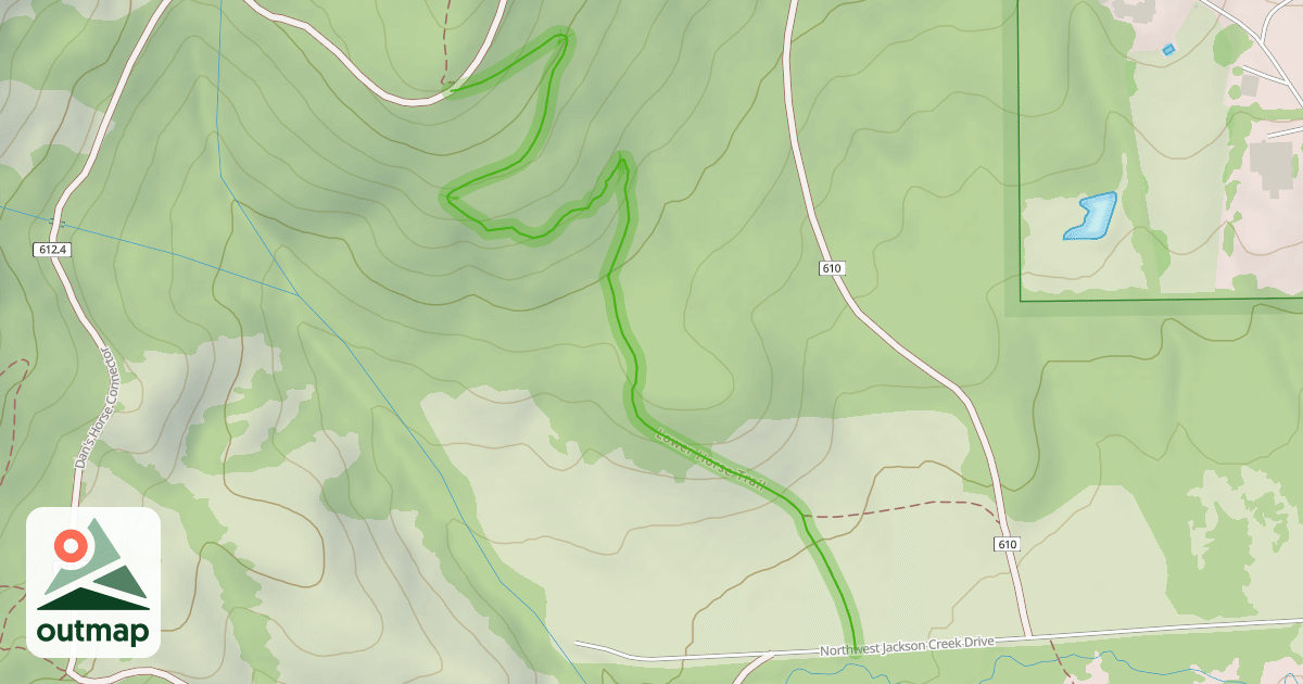 Map of Lower Horse Trail