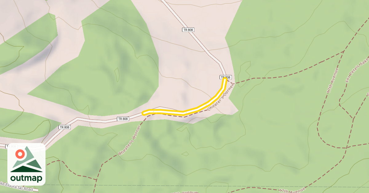 Map of Jenny Creek Trail
