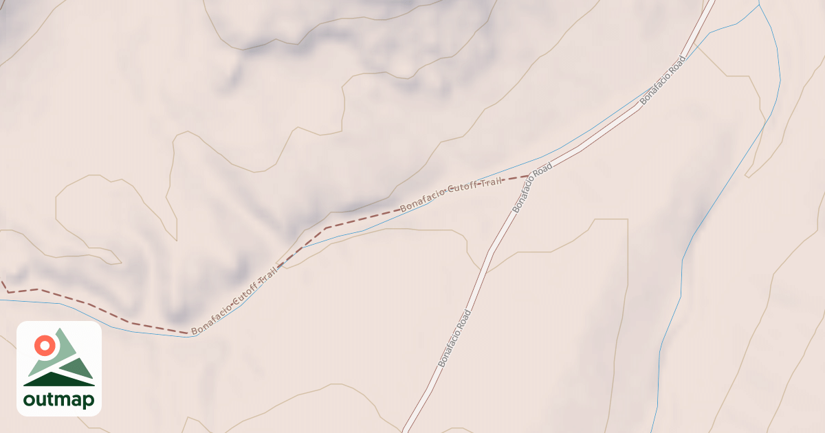 Map of Bonafacio Cutoff