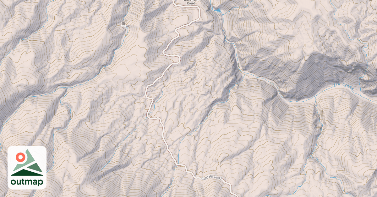 Map of GOLD HILL