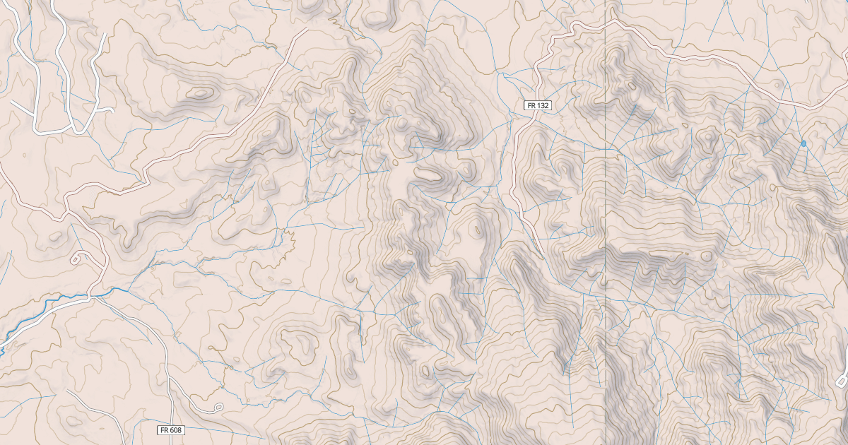 Map preview of Lange Canyon