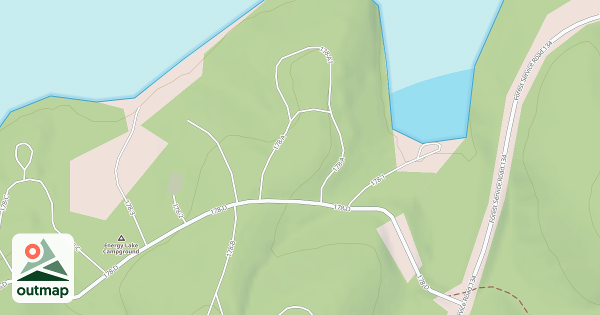 Map of E.L. AREA A ACCSS