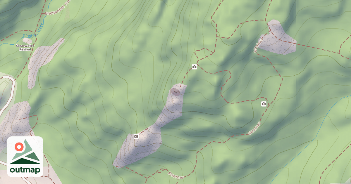 Map of Climbing Crag
