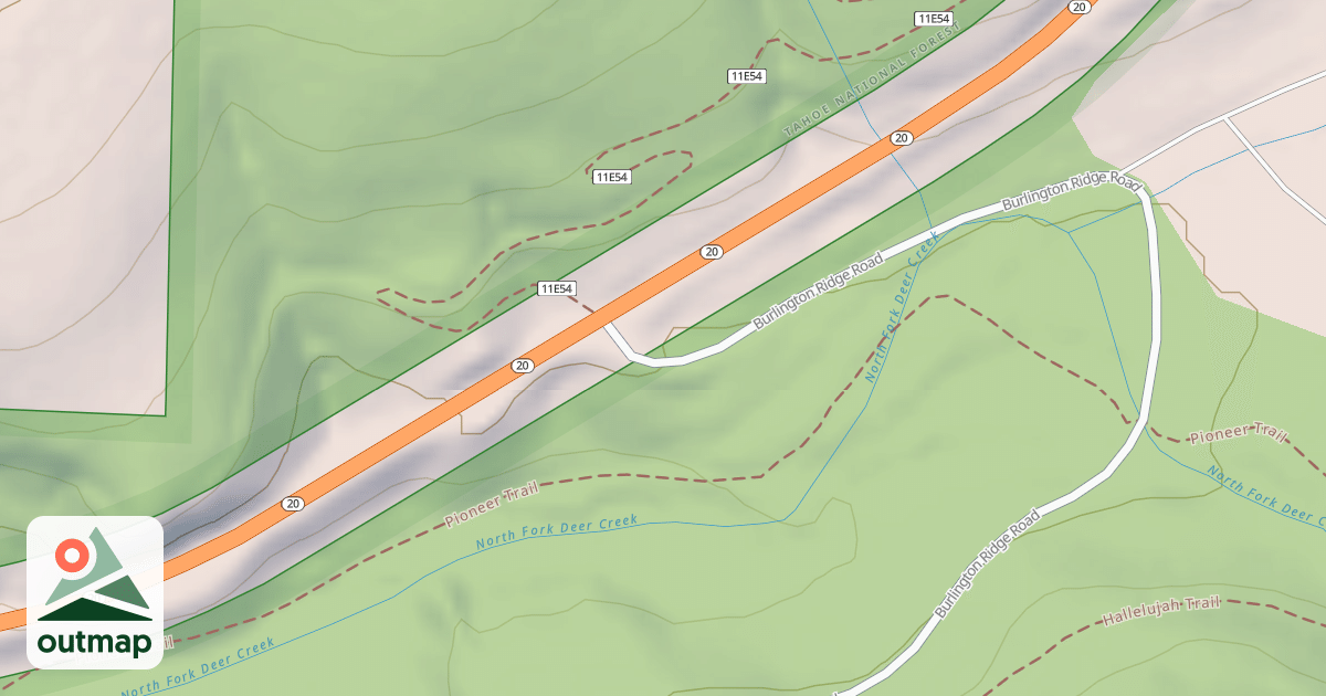 Map of BURLINGTON RIDGE