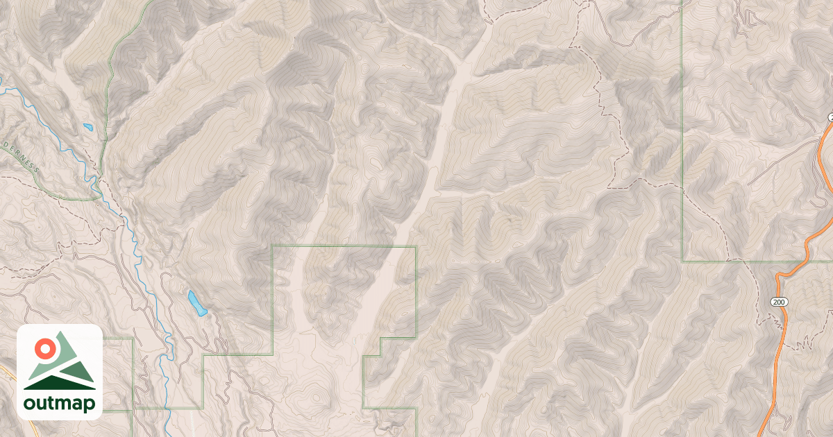 Map of ALICE CREEK