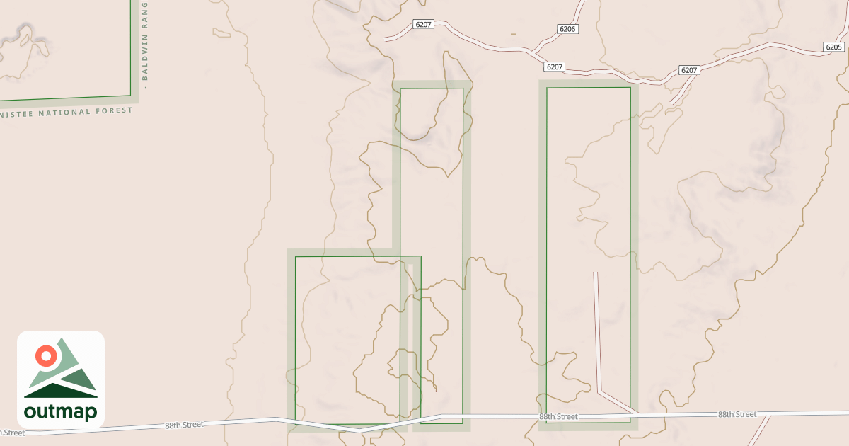 Map of 6207