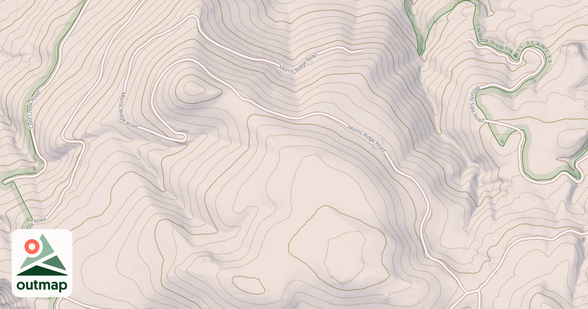 Map of MORRIS RIDGE