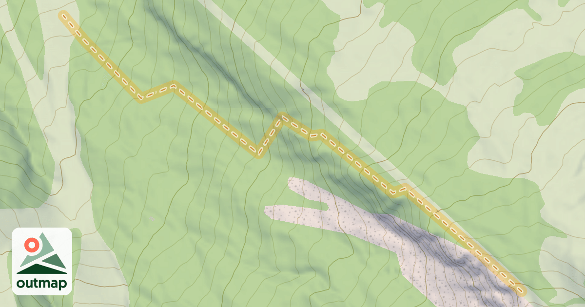 Map of Hors piste de Bouchiet