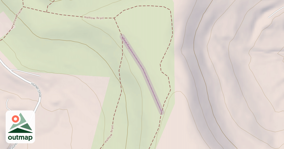 Map of Red Trail
