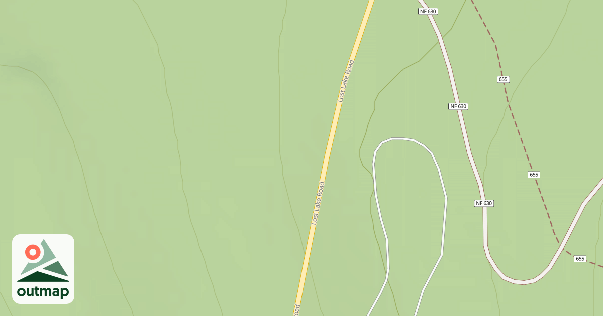 Map of LOST LAKE RV DUMP RD.