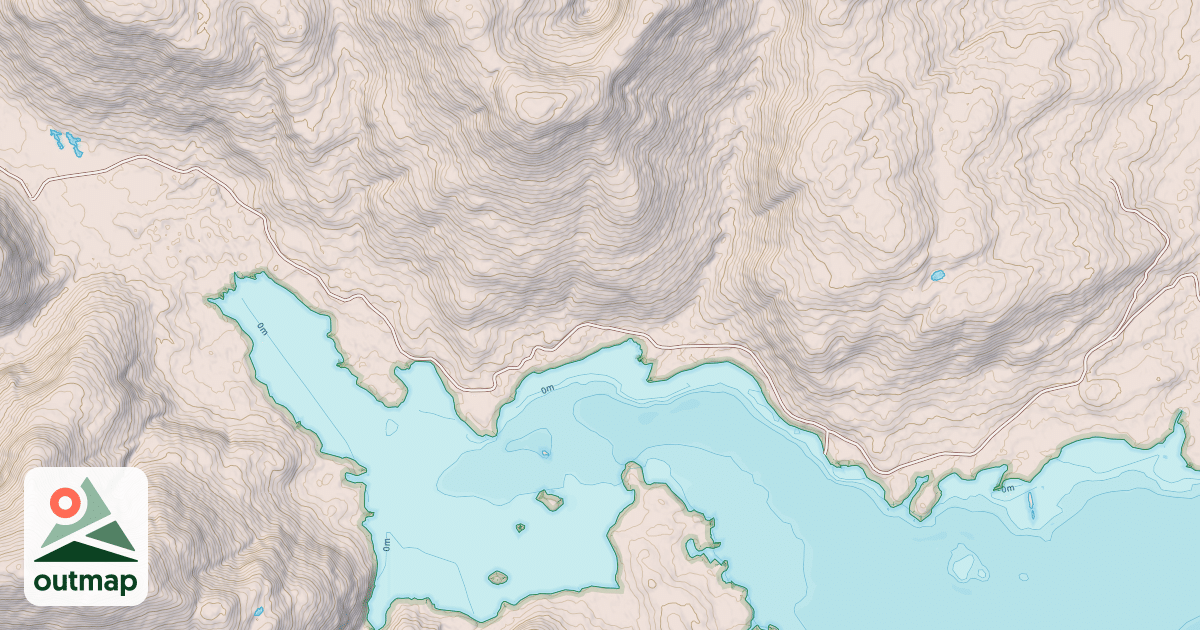 Map of 3-MILE ARM