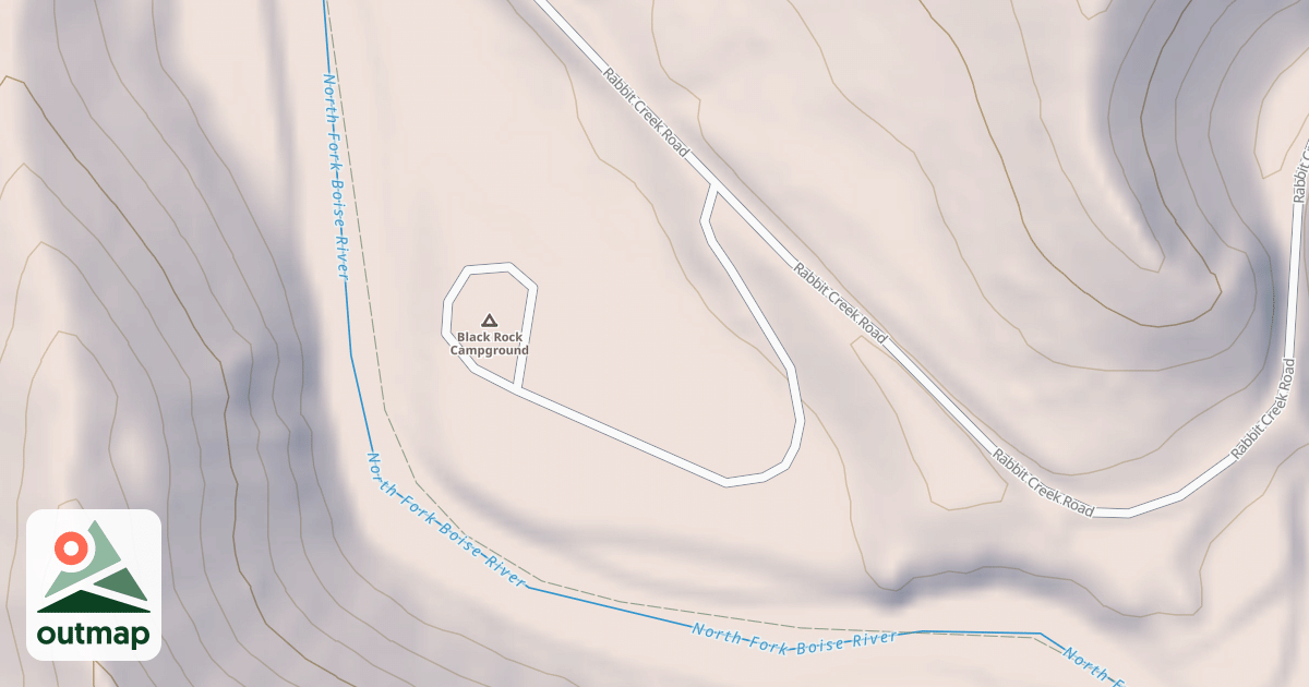 Map of BLACK ROCK CAMPGROUND