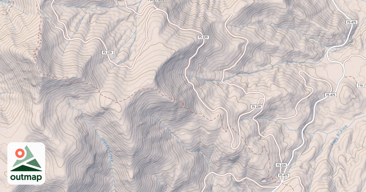 Map of PILOT MTN.