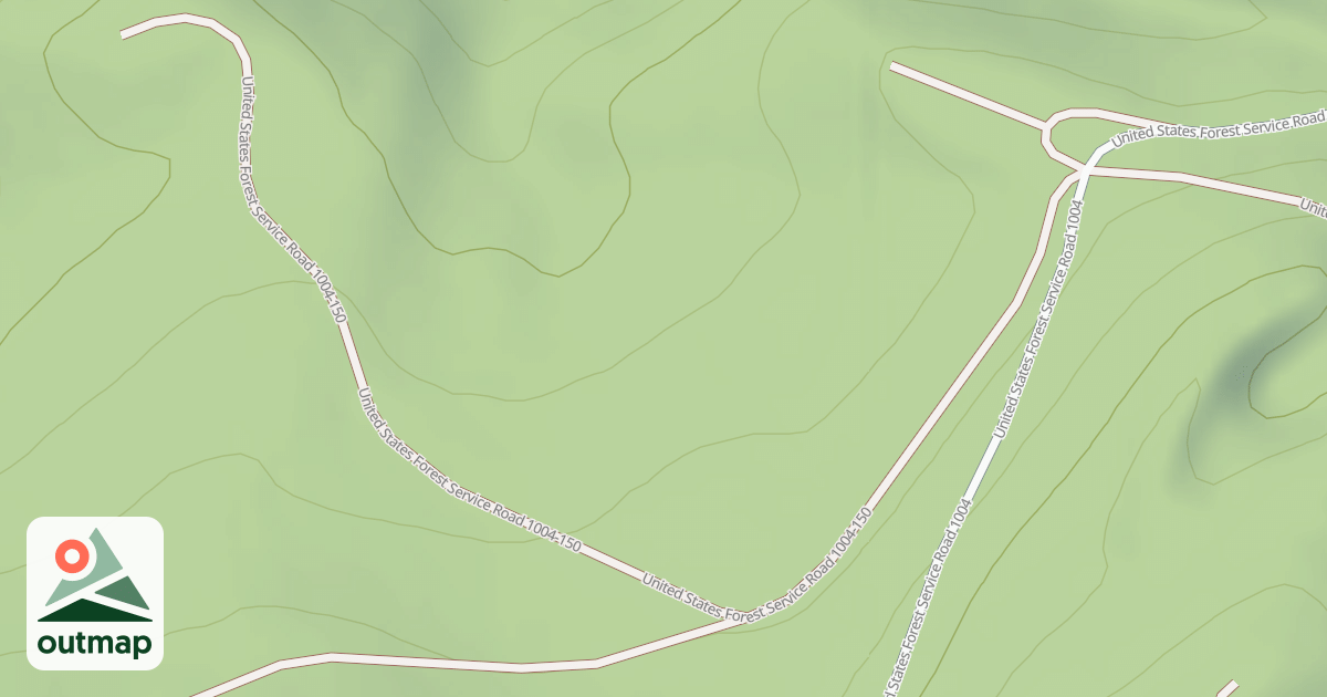 Map of USFS Motor Vehicle Use Map Roads {A34E09FC-6A98-4933-B587-4C82EA898175}