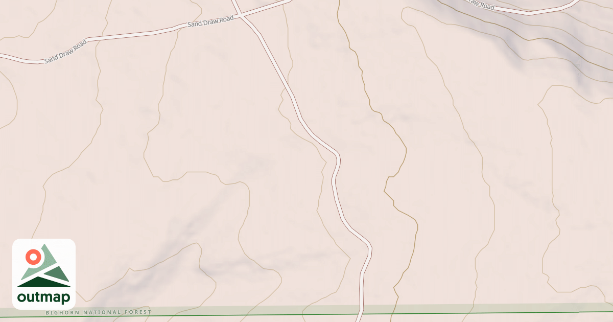 Map of CABIN SPRING EAST
