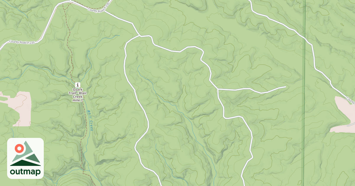 Map of LONE RIDGE