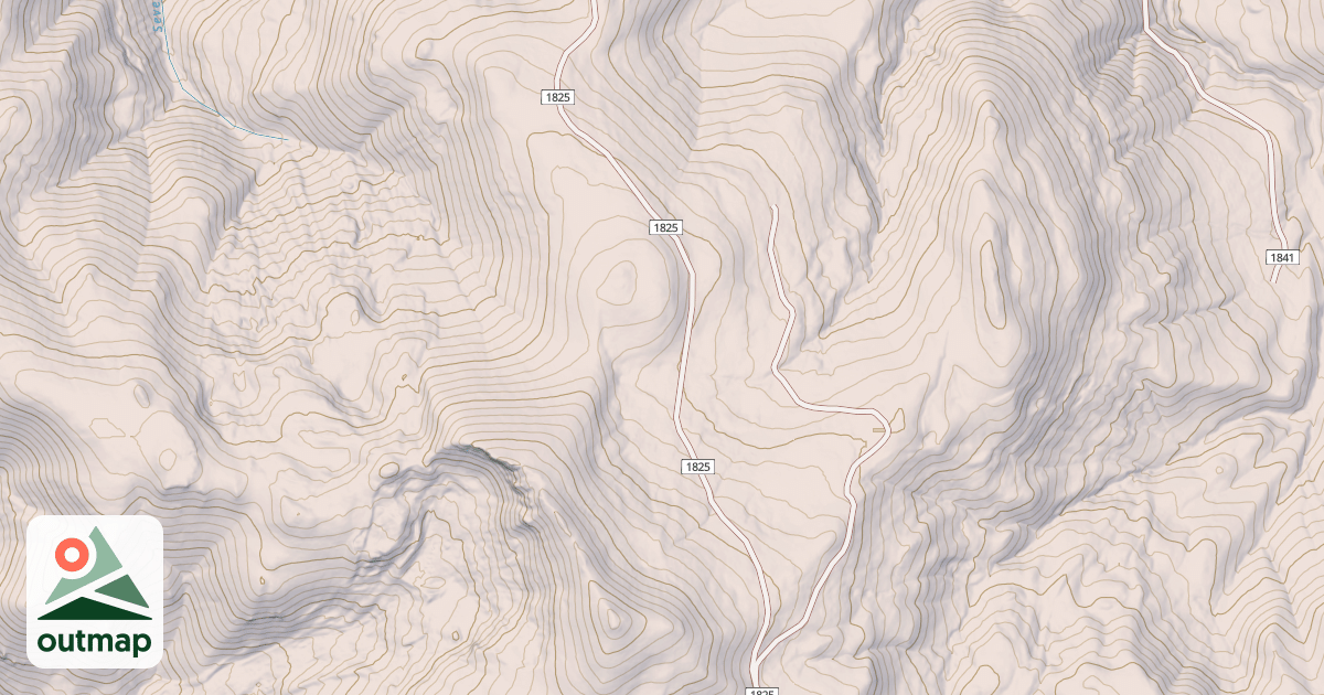 Map of CRATER MOUNTAIN