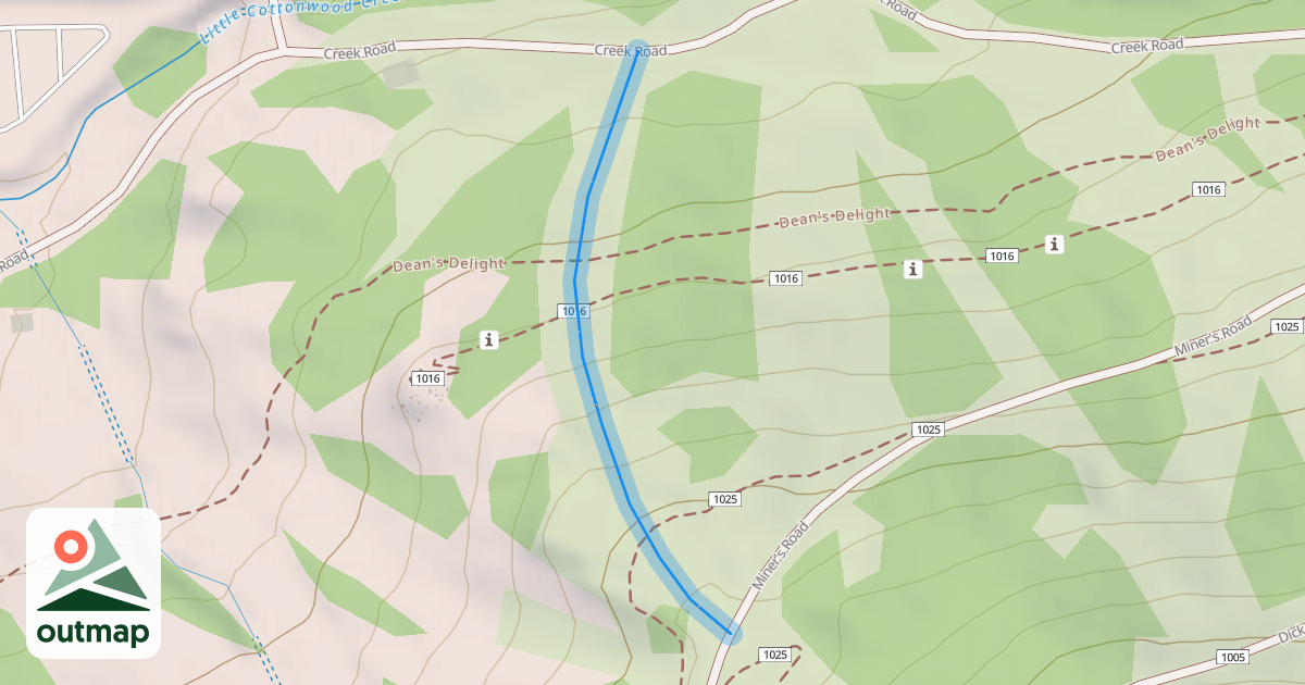 Map of Cat Crew Cutoff