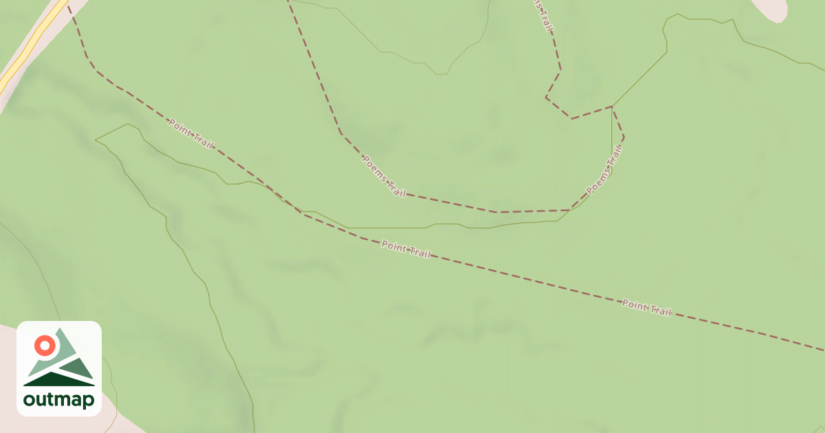 Map of Prince Gallitzin State Park Trails