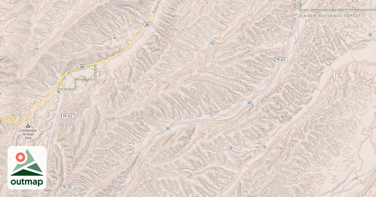Map of PESQUEIRA CANYON