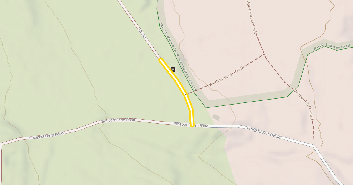 Map preview of FR 233