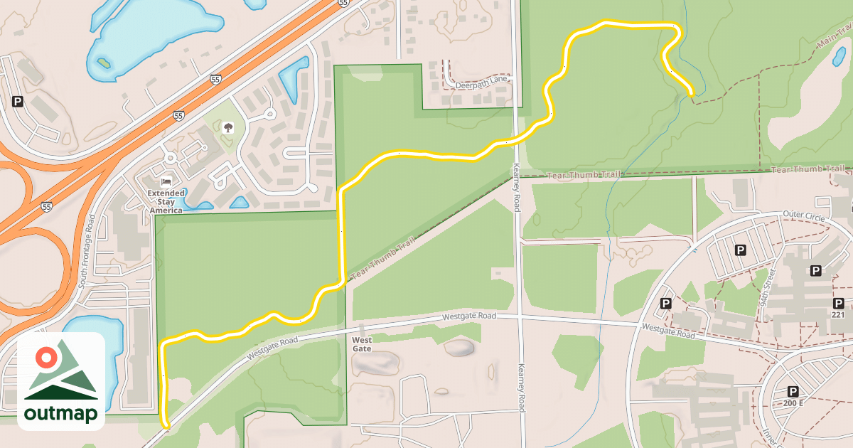 Map of Main Trail