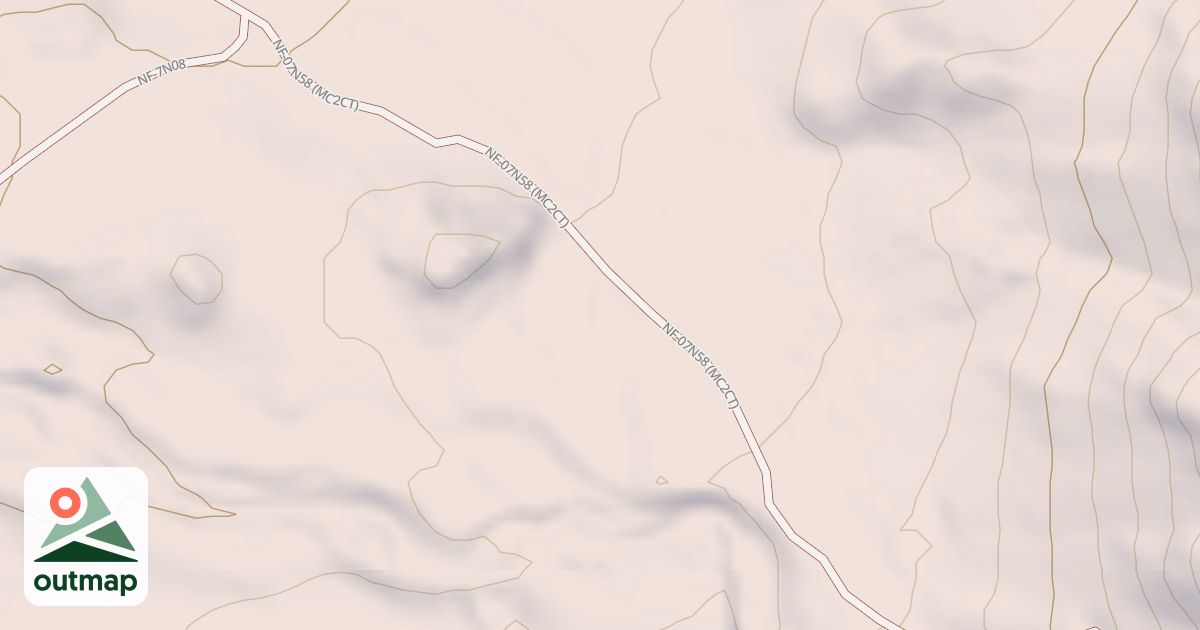 Map of USFS Motor Vehicle Use Map Trails 322362010602
