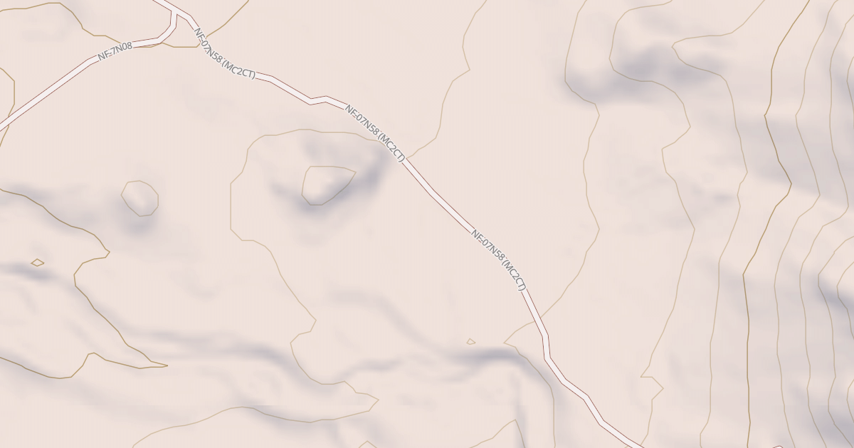 Map preview of USFS Motor Vehicle Use Map Trails 322362010602