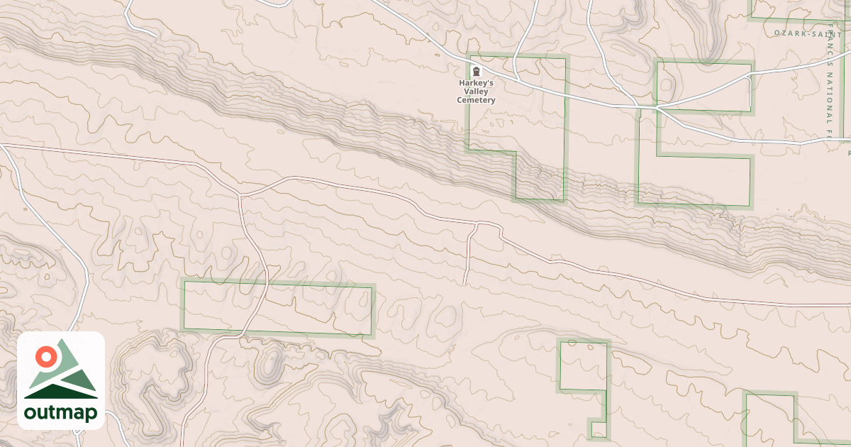 Map of NORTH BLUFF