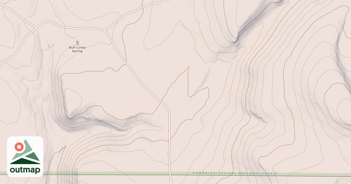 Map of BULL CAMP RD