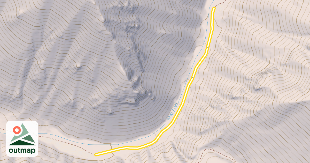 Map of Game Creek Trail