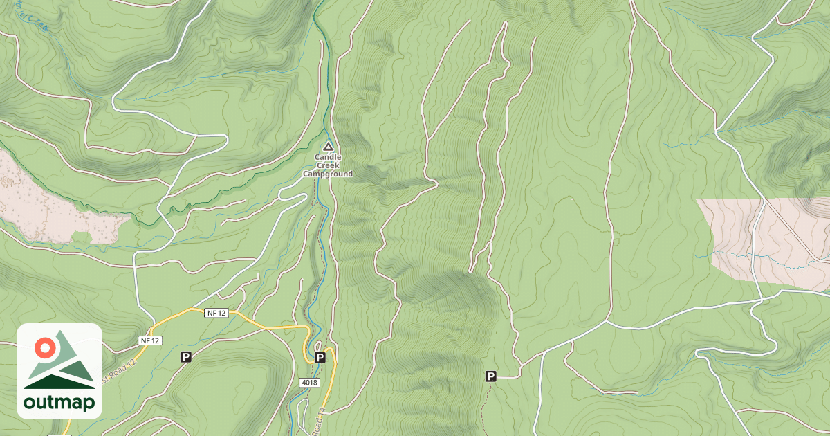 Map of USFS Motor Vehicle Use Map Roads {35C69C1F-1683-4355-9FDA-38AB79546B5B}